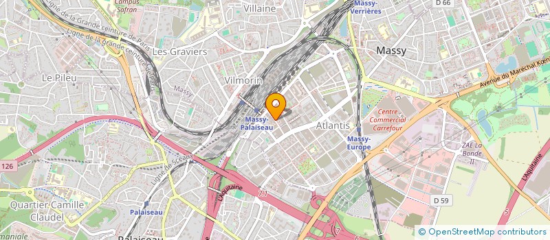 localisation de l'entreprise SCI ALMAX à MASSY