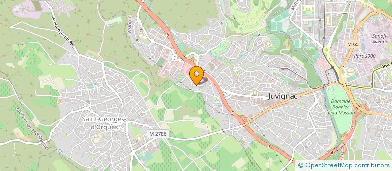 localisation de l'entreprise SCI ALMAYAS  JUVIGNAC