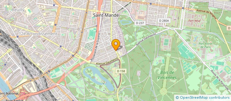 localisation de l'entreprise SCI ALMBY à SAINT-MANDE