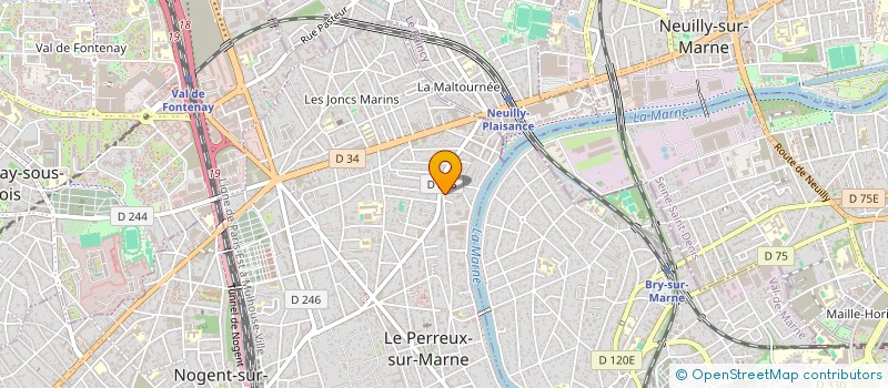 localisation de l'entreprise SCI ALMC  LE PERREUX-SUR-MARNE