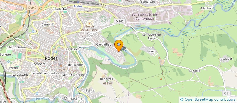 localisation de l'entreprise SCI ALMCJ IMMOBILIER  RODEZ