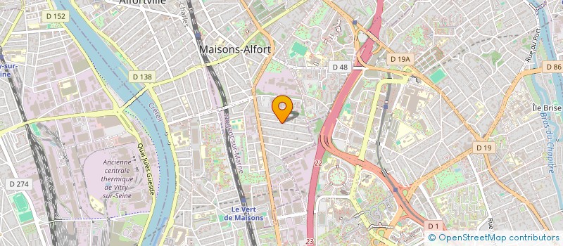 localisation de l'entreprise SCI ALMEIDA à MAISONS-ALFORT