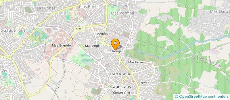 localisation de l'entreprise SCI ALMEIRIA  CABESTANY