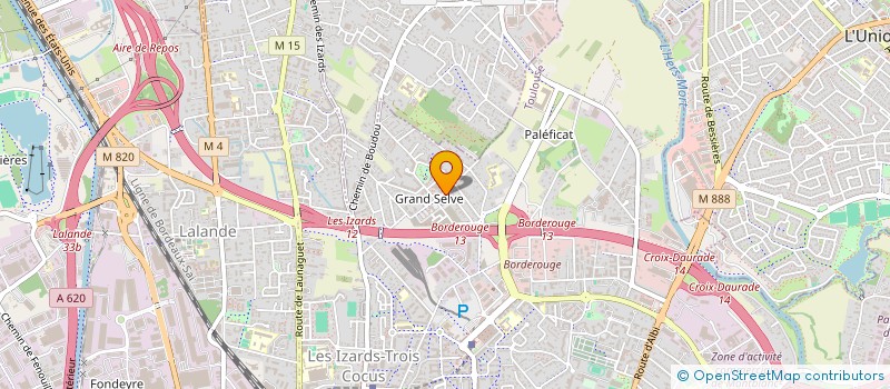 localisation de l'entreprise SCI ALMENO à TOULOUSE