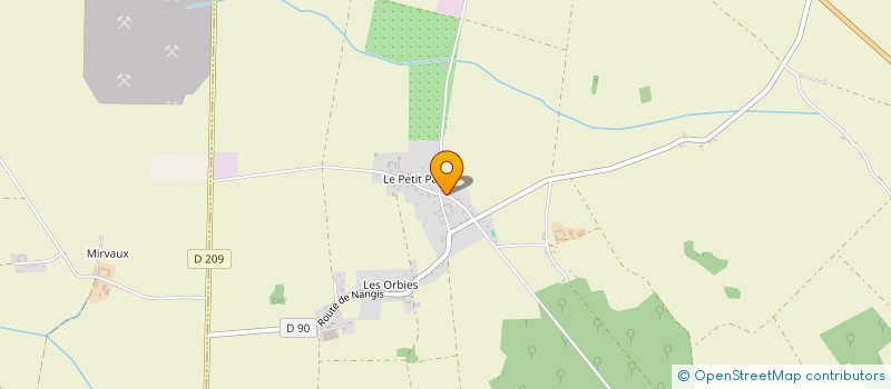 localisation de l'entreprise SCI ALMEO  BANNOST-VILLEGAGNON