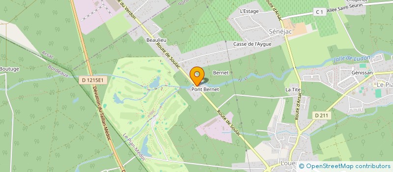 localisation de l'entreprise SCI ALMEPA à LE PIAN-MEDOC