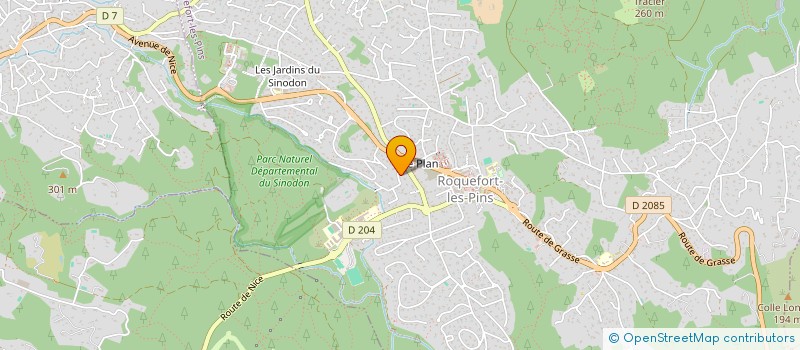 localisation de l'entreprise SCI ALMERAS à ROQUEFORT-LES-PINS
