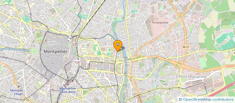 localisation de l'entreprise SCI ALMERIA à MONTPELLIER