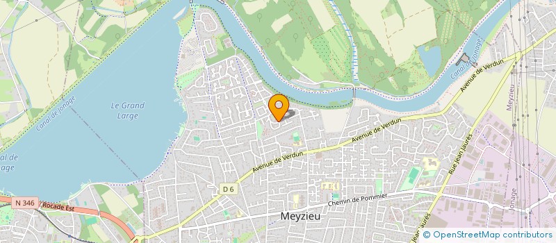 localisation de l'entreprise SCI ALMERIAL  MEYZIEU