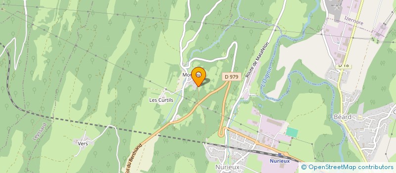 localisation de l'entreprise SCI ALMI  NURIEUX-VOLOGNAT