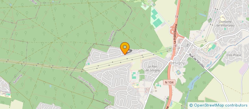 localisation de l'entreprise SCI ALMI  LESIGNY