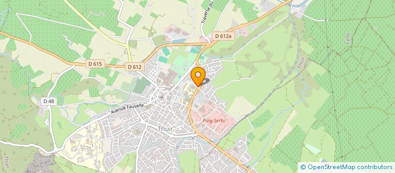 localisation de l'entreprise SCI ALMI  THUIR