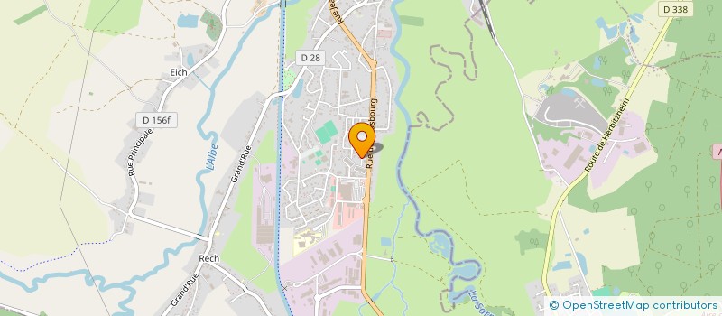 localisation de l'entreprise SCI ALMI  SARRALBE