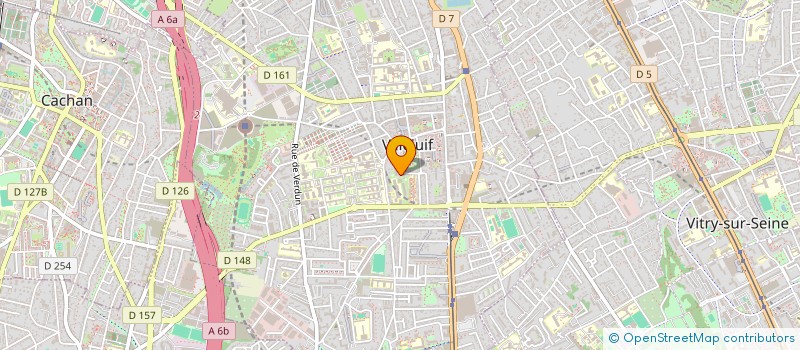 localisation de l'entreprise SCI ALMIA INVEST à VILLEJUIF