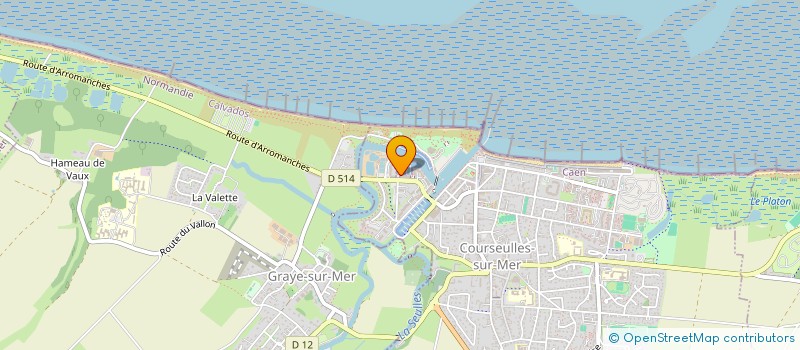 localisation de l'entreprise SCI ALMIFRE à COURSEULLES-SUR-MER