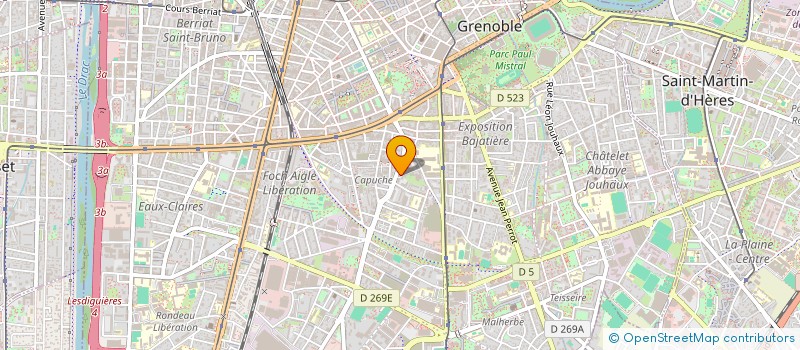 localisation de l'entreprise SCI ALMIMMO à GRENOBLE