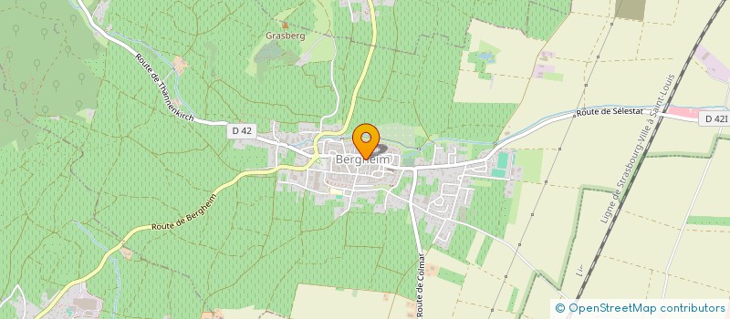 localisation de l'entreprise SCI ALMIR  BERGHEIM