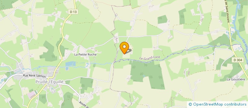 localisation de l'entreprise SCI ALMIRE  PRUILLE L EGUILLE