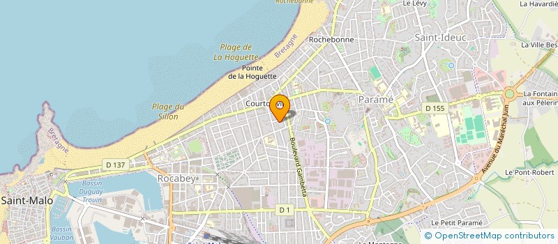 localisation de l'entreprise SCI ALMISFA  SAINT-MALO