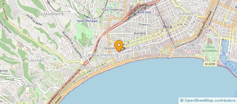 localisation de l'entreprise SCI ALMO à NICE