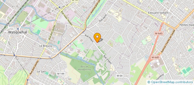 localisation de l'entreprise SCI ALMO à CROIX