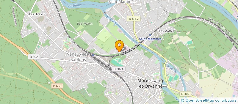 localisation de l'entreprise SCI ALMO  MORET-LOING-ET-ORVANNE