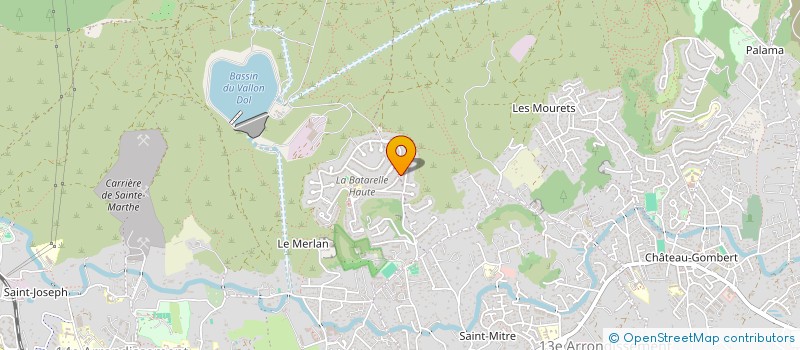 localisation de l'entreprise SCI ALMO  MARSEILLE