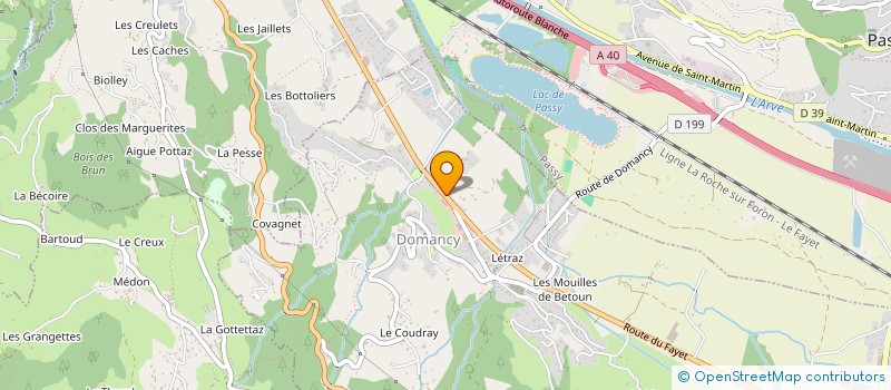 localisation de l'entreprise SCI ALMO  DOMANCY