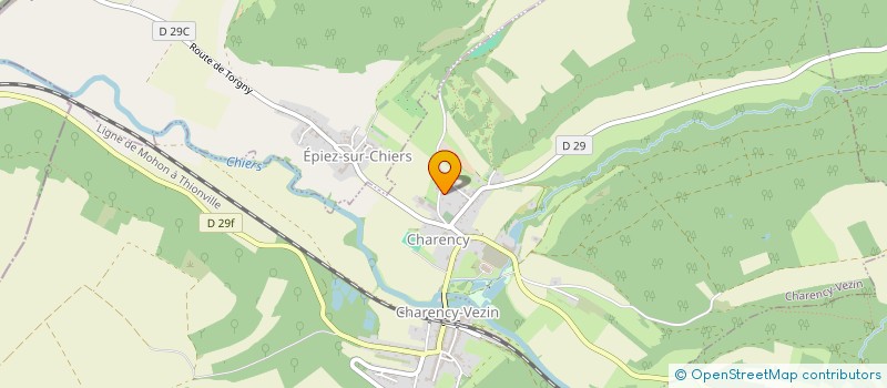 localisation de l'entreprise SCI ALMO  CHARENCY-VEZIN