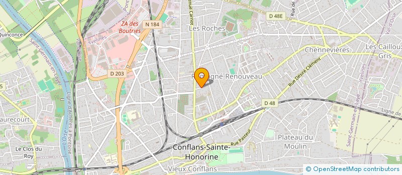 localisation de l'entreprise SCI ALMONA  CONFLANS-SAINTE-HONORINE