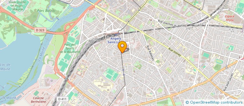 localisation de l'entreprise SCI ALMYRA à ANGERS