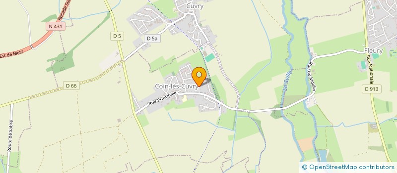 localisation de l'entreprise SCI ALNAR  COIN-LES-CUVRY