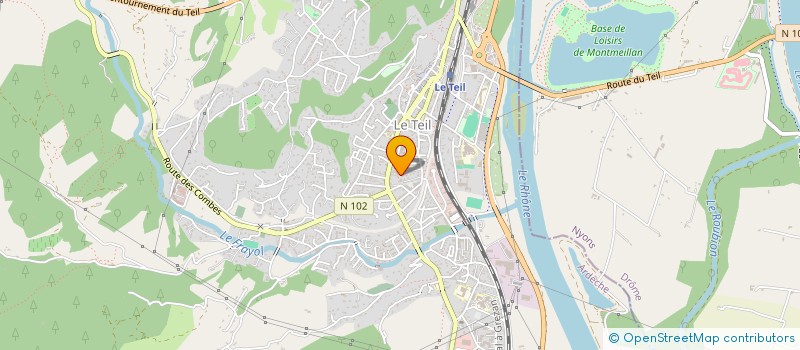 localisation de l'entreprise SCI ALNAT  LE TEIL