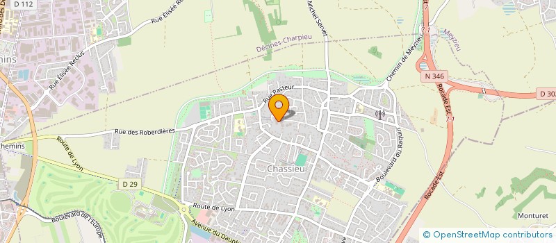 localisation de l'entreprise SCI ALNI  CHASSIEU