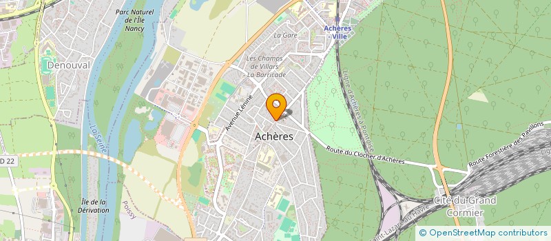 localisation de l'entreprise SCI ALNINA II à ACHERES