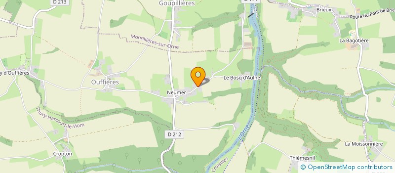 localisation de l'entreprise SCI ALNOFLO  OUFFIERES