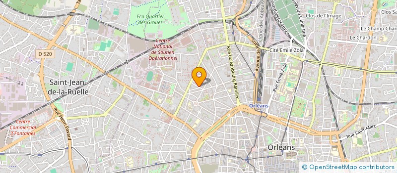 localisation de l'entreprise SCI ALNOTAS à ORLEANS