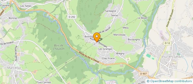 localisation de l'entreprise SCI ALNUSIF  FILLINGES