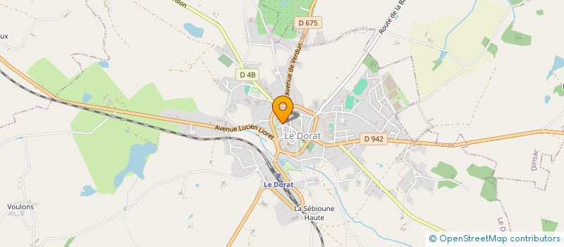 localisation de l'entreprise SCI ALO  LE DORAT