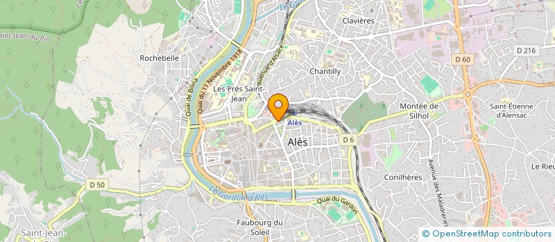 localisation de l'entreprise SCI ALOA  ALES