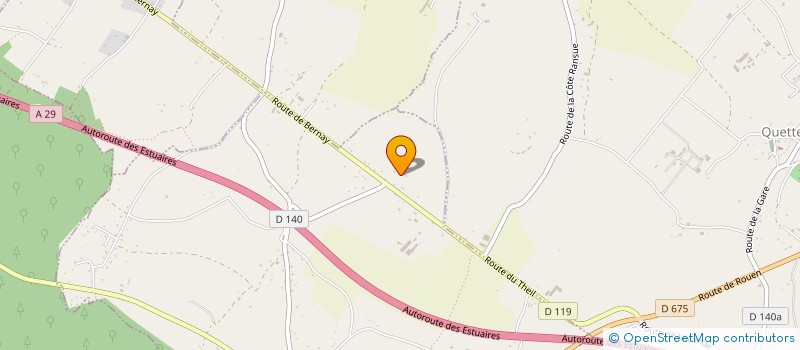 localisation de l'entreprise SCI ALOA  THEIL-EN-AUGE (LE)