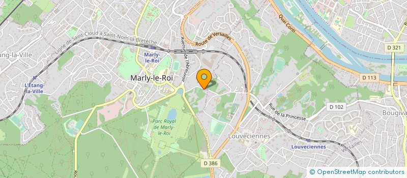 localisation de l'entreprise SCI ALOB  MARLY-LE-ROI