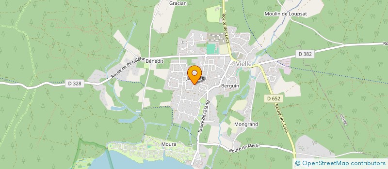 localisation de l'entreprise SCI ALOCEAN à VIELLE-SAINT-GIRONS