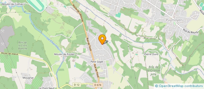 localisation de l'entreprise SCI ALOCEANE à VŒUIL-ET-GIGET