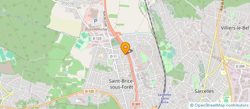 localisation de l'entreprise SCI ALODEL à SAINT-BRICE-SOUS-FORET