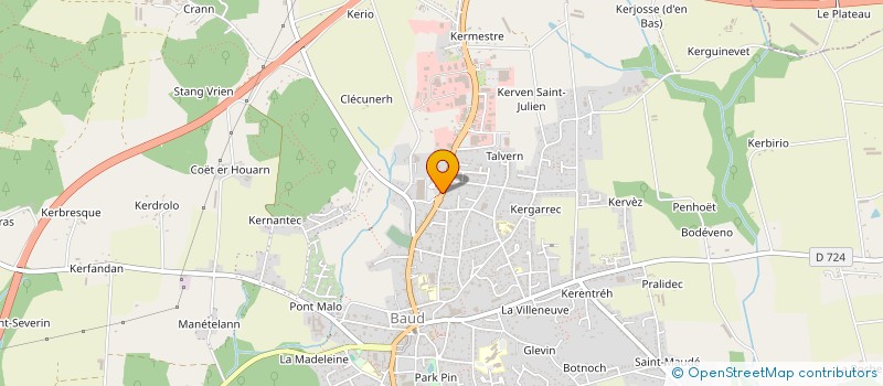 localisation de l'entreprise SCI ALODY  BAUD