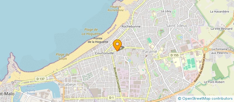 localisation de l'entreprise SCI ALOE  SAINT-MALO