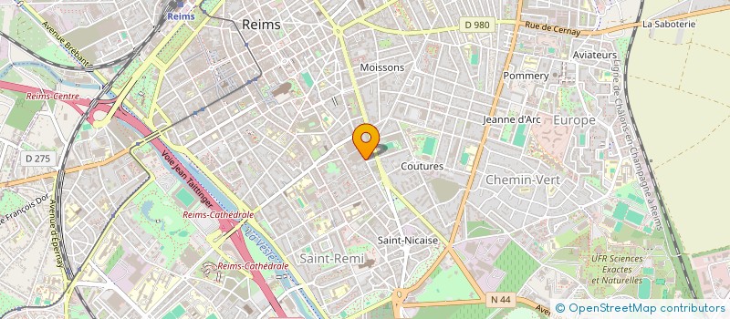 localisation de l'entreprise SCI ALOES  REIMS