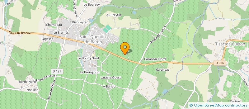 localisation de l'entreprise SCI ALOHA  SAINT-QUENTIN-DE-BARON