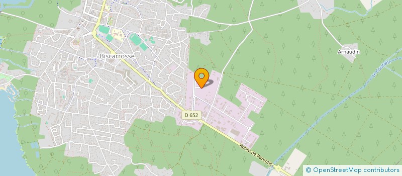 localisation de l'entreprise SCI ALOHA  BISCARROSSE